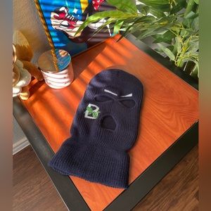 Embroidered street wear ski mask